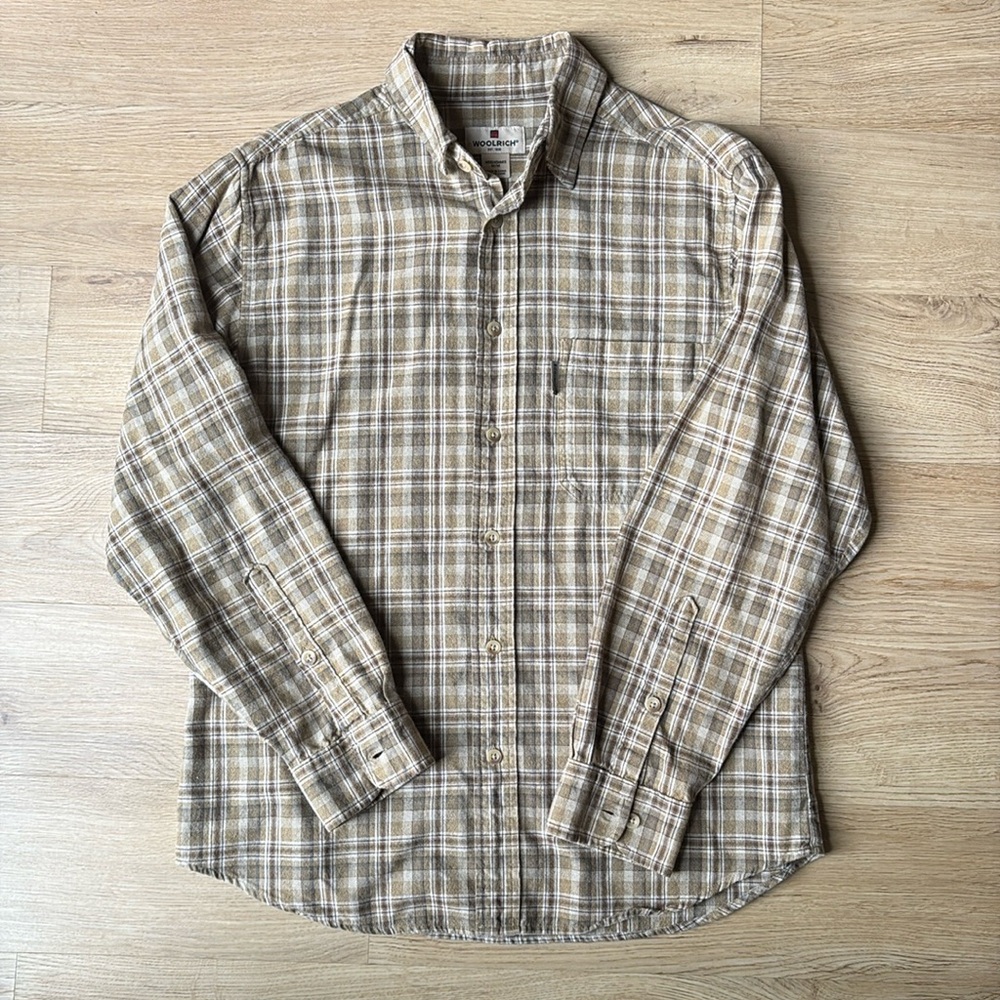 Woolrich Flannel Button Down Men’s Medium